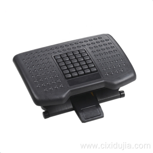 Plastic Massage Adjustable office footrest foot rest